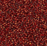 Dyed Silver Lined Brick Red Miyuki Delica 11/0 DB0603