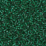 Dyed Silver Lined Dark Emerald Miyuki Delica 11/0 DB0605