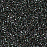 Dyed Silver Lined Dark Olive Miyuki Delica 11/0 DB0606 