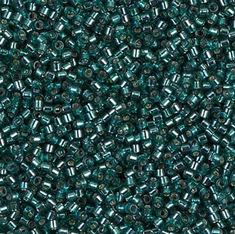 Dyed Silver Lined Teal Miyuki Delica 11/0 DB0607 
