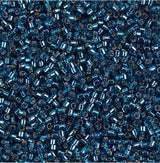 Dyed Silver Lined Blue Zircon Miyuki Delica 11/0 DB0608