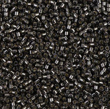 Dyed Silver Lined Dark Gray Miyuki Delica 11/0 DB0613