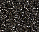 DB0613 11/0 Dyed Silver Lined Dark Gray Miyuki Delica