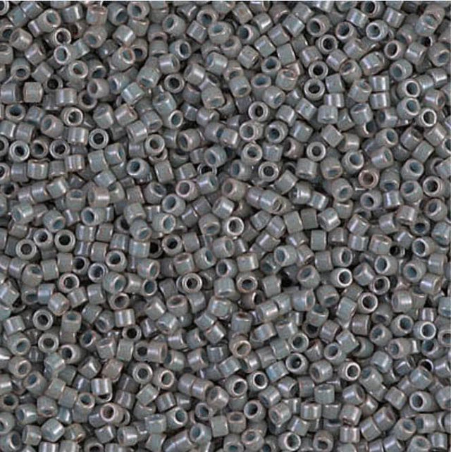 Dyed Opaque Gray Miyuki Delica 11/0 DB0652
