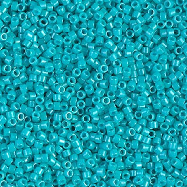 Dyed Opaque Turquoise Green Miyuki Delica 11/0 DB0658