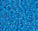 DB0659 11/0 Dyed Opaque Dark Turquoise Blue Miyuki Delica