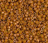 DB0664 11/0 Dyed Opaque Dark Pumpkin Miyuki Delica