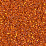 Dyed Semi-Frost S/L Dark Orange Miyuki Delica 11/0 DB0682