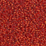 Dyed Semi-Frost S/L Red Orange Miyuki Delica 11/0 DB0683
