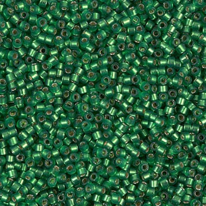 Dyed Semi-Frost S/L Green Miyuki Delica 11/0 DB0688