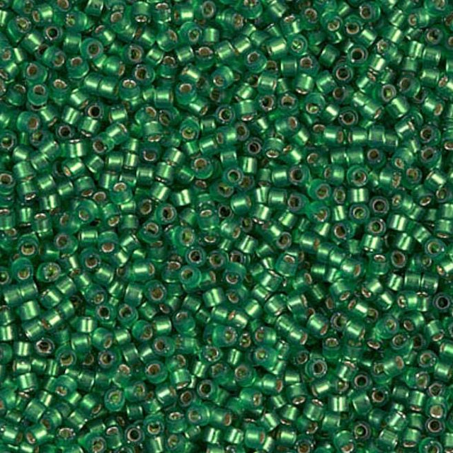 Dyed Semi-Frost S/L Green Miyuki Delica 11/0 DB0688