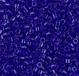 DB0707 11/0 Transparent Cobalt Miyuki Delica