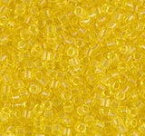 DB0710 11/0 Transparent Yellow Miyuki Delica