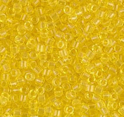 DB0710 11/0 Transparent Yellow Miyuki Delica