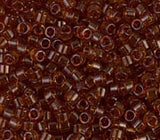 DB0709 11/0 Transparent Dark Topaz Miyuki Delica