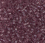 DB0711 11/0 Transparent Smoky Amethyst Miyuki Delica