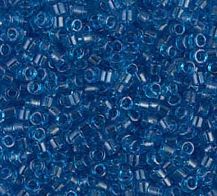DB0714 11/0 Transparent Capri Blue Miyuki Delica