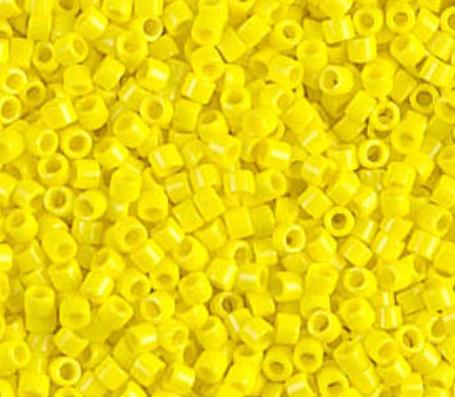 DB0721 11/0 Opaque Yellow Miyuki Delica