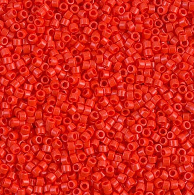 Opaque Vermillion Red Miyuki Delica 1/0 DB0727