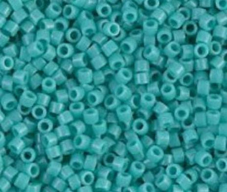 DB0729 11/0 Opaque Turquoise Green Miyuki Delica