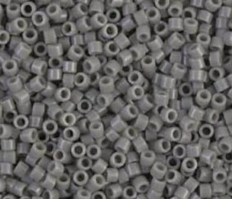 DB0731 11/0 Opaque Gray Miyuki Delica