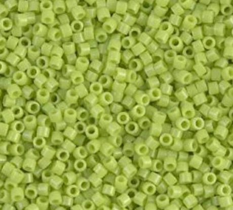 DB0733 11/0 Opaque Chartreuse Miyuki Delica