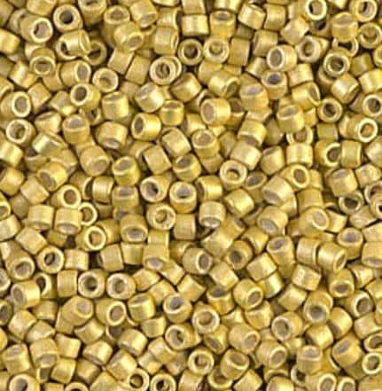 DB1154 11/0 Galvanized Semi-Frosted Zest Miyuki Delica