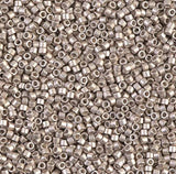 Galvanized Semi-Frosted Lt Smoky Amethyst Miyuki Delica 11/0 DB1158