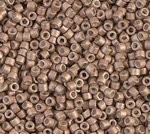 DB1162 11/0 Galvanized Matte Champagne Miyuki Delica