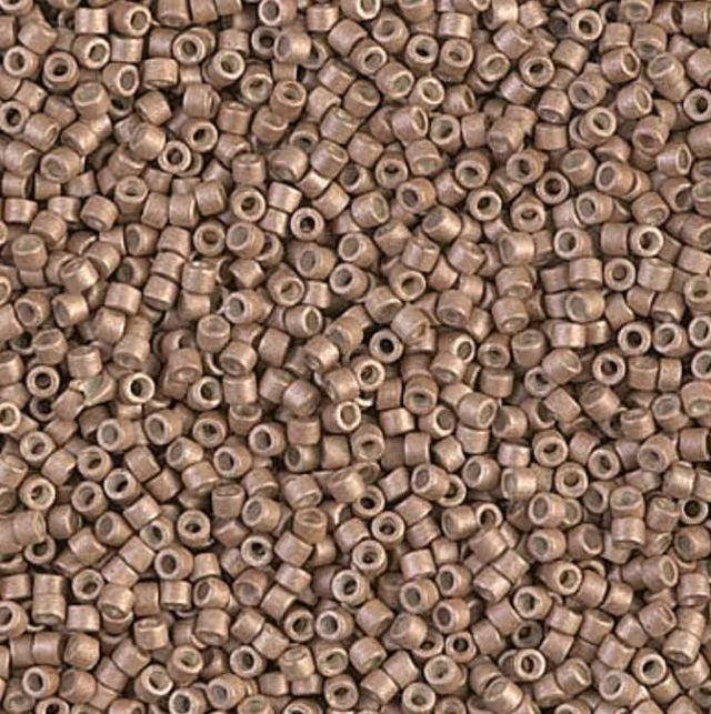 Galvanized Matte Champagne Miyuki Delica 11/0 DB1162