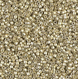 Galvanized Semi-Frosted Silver Miyuki Delica 1/0 DB1151