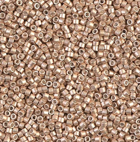 Galvanized Semi-Frosted Champagne Miyuki Delica 11/0 DB1152