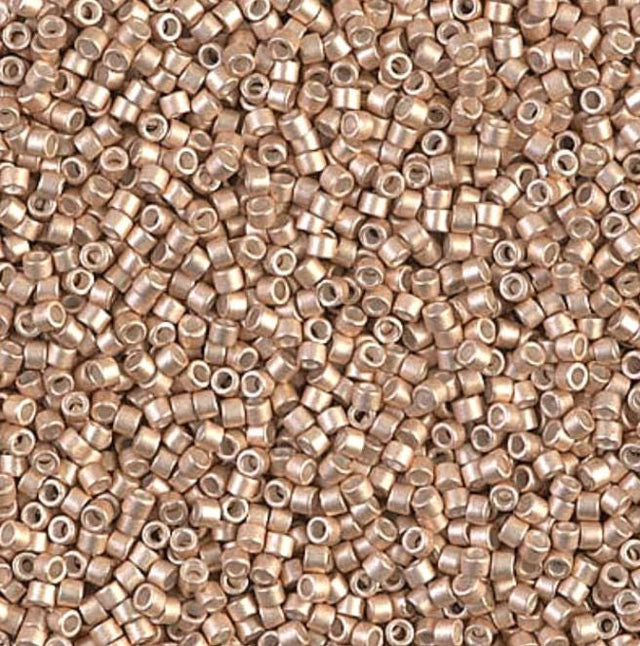 Galvanized Semi-Frosted Champagne Miyuki Delica 11/0 DB1152