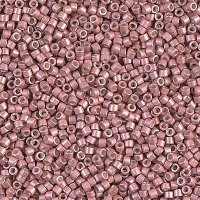 Galvanized Semi-Frosted Pink Blush Miyuki Delica 11/0 DB1156