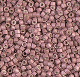 DB1166 11/0 Galvanized Matte Pink Blush Miyuki Delica
