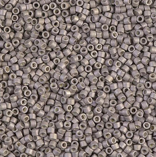 Galvanized Matte Lt Smoky Amethyst Miyuki Delica 11/0 DB1168