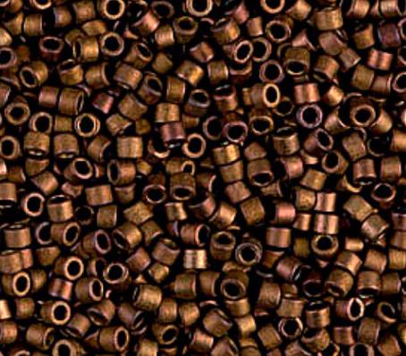 DB1051 11/0 Matte Metallic Bronze Gold Iris Miyuki Delica