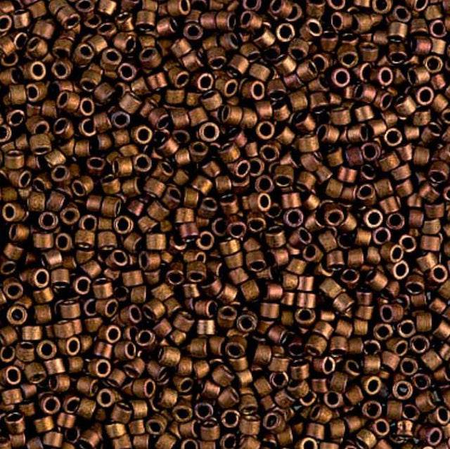 Matte Metallic Bronze Gold Iris Miyuki Delica 11/0 DB1051