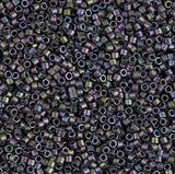 Matte Metallic Plum Emerald Gold Iris Miyuki Delica 11/0 DB1053