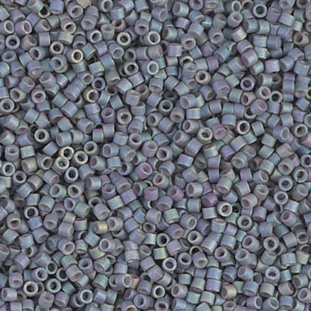 Matte Metallic Blue Slate Gold Iris Miyuki Delica 11/0 DB1063