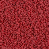 DB0796 11/0 Dyed Semi-Frosted Opaque Red Miyuki Delica