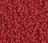 DB0796 11/0 Dyed Semi-Frosted Opaque Red Miyuki Delica