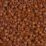 DB0794 11/0 Dyed Semi-Frosted Opaque Sienna Miyuki Delica