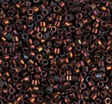DB1002 11/0 Metallic Dark Copper Gold Iris Miyuki Delica