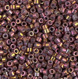 DB1013 11/0 Metallic Tea Berry Gold Iris Miyuki Delica