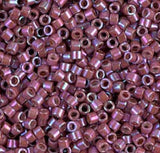 DB1015 11/0 Metallic Raspberry Gold Iris Miyuki Delica