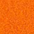 Matte Transparent Orange Miyuki Delica 11/0 DB0744