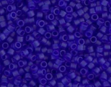 DB0748 11/0 Matte Transparent Cobalt Miyuki Delica