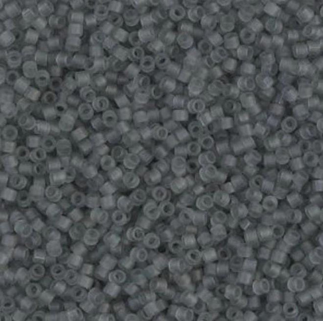 Matte Transparent Gray Miyuki Delica 11/0 DB0749