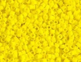 DB0751 11/0 Matte Opaque Yellow Miyuki Delica